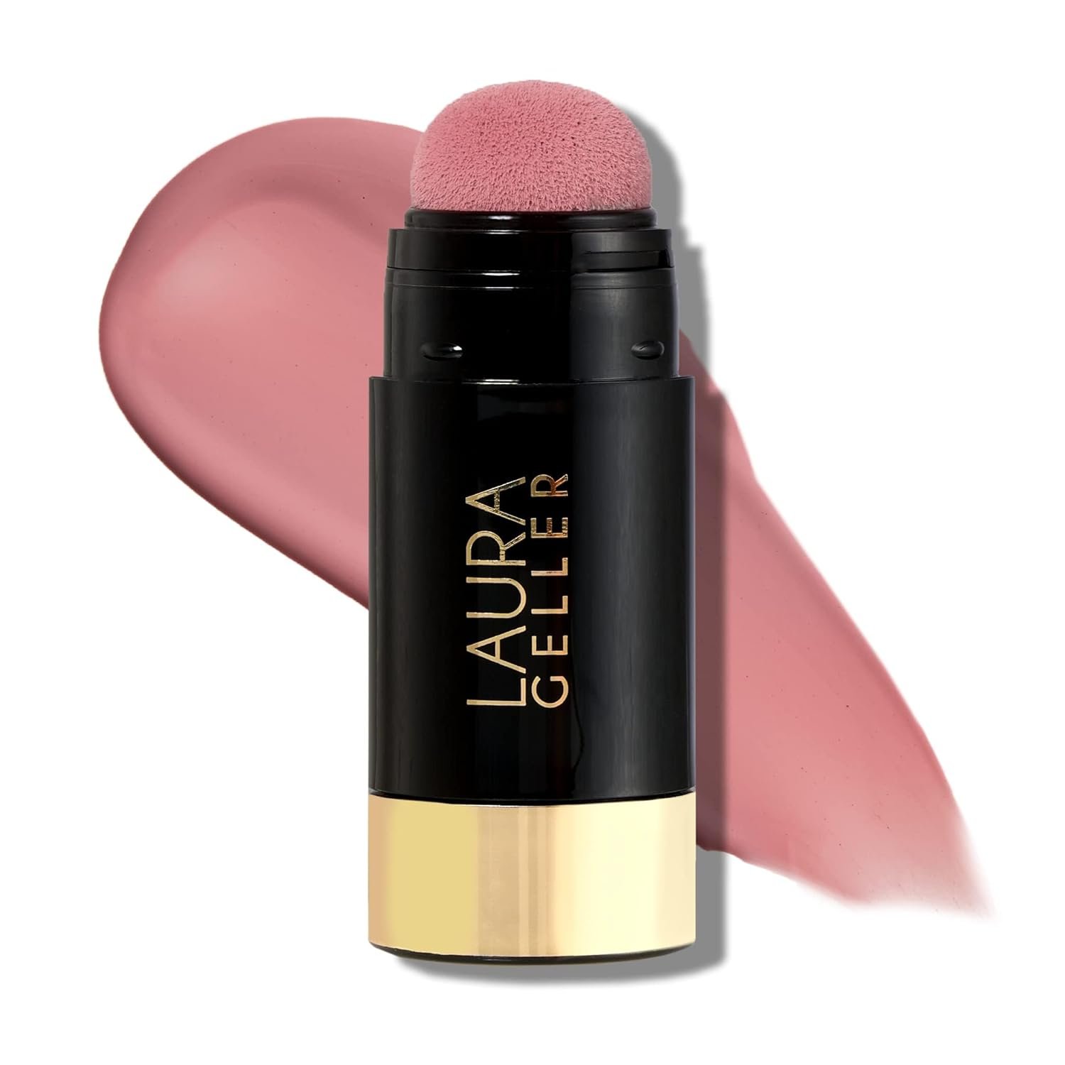 Laura Geller Tinted Serum Blush in Practical Pink – Lightweight liquid blush with sheer natural finish, ideal for dry and mature skin