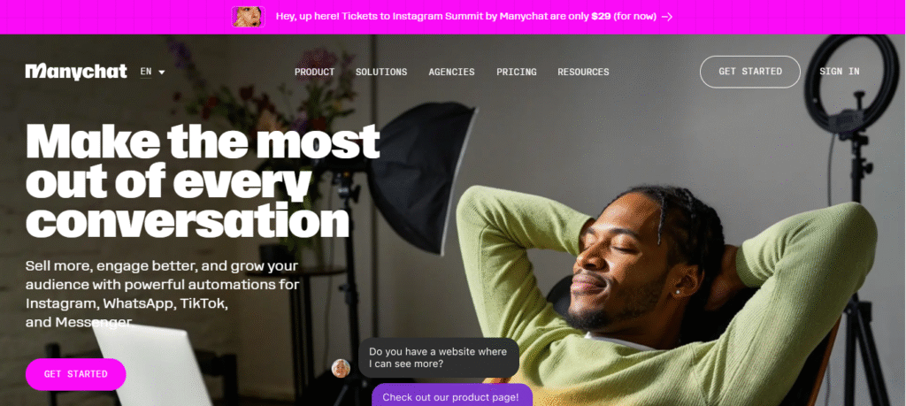 ManyChat pricing and features overview for small businesses